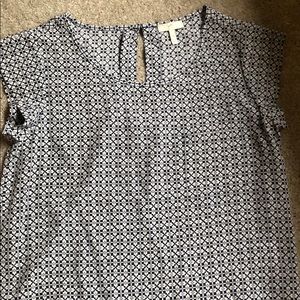 Joie cap sleeve silk blouse